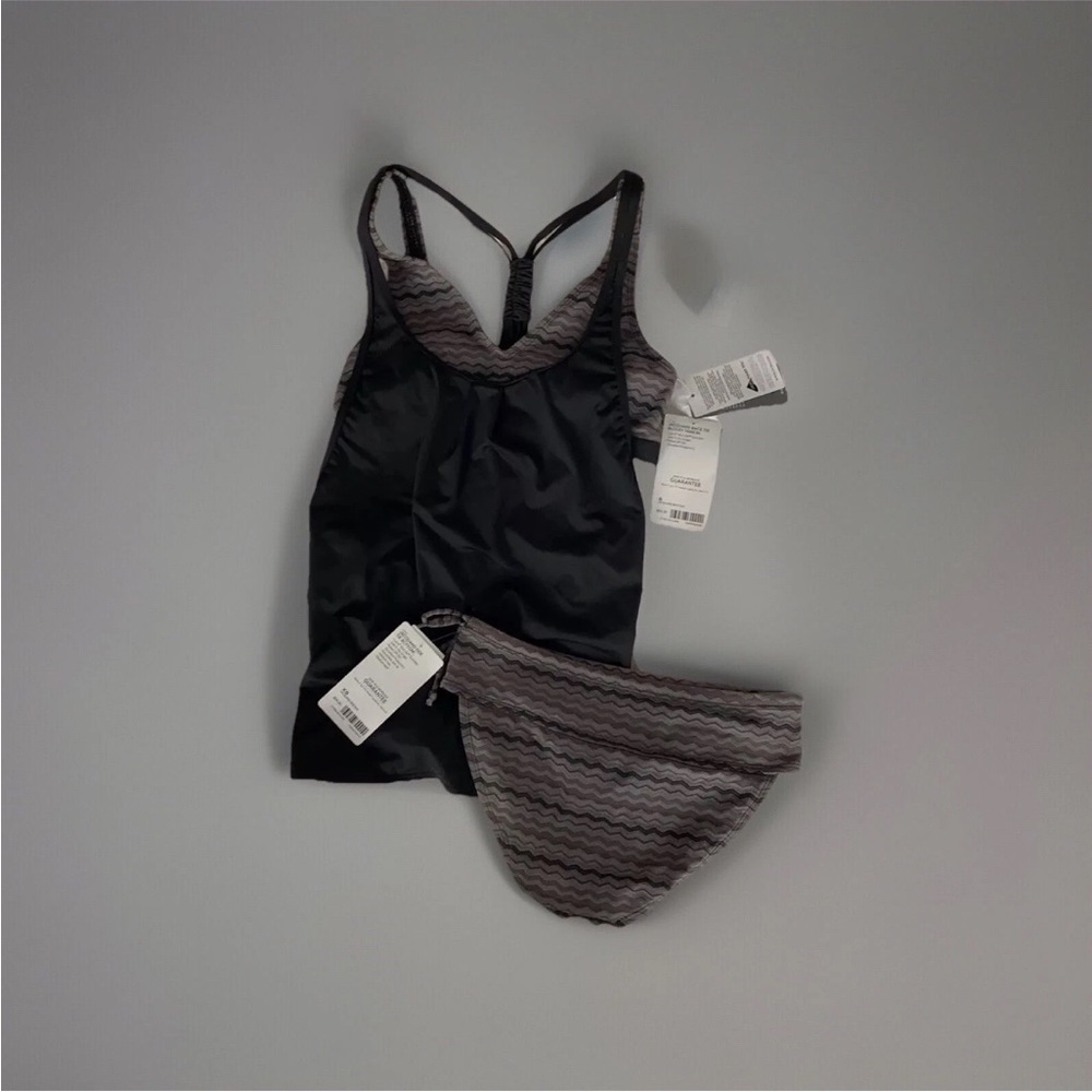 NWT Athleta Jacquard Blousy Tankini S top and XS Bottoms - Picture 10 of 10